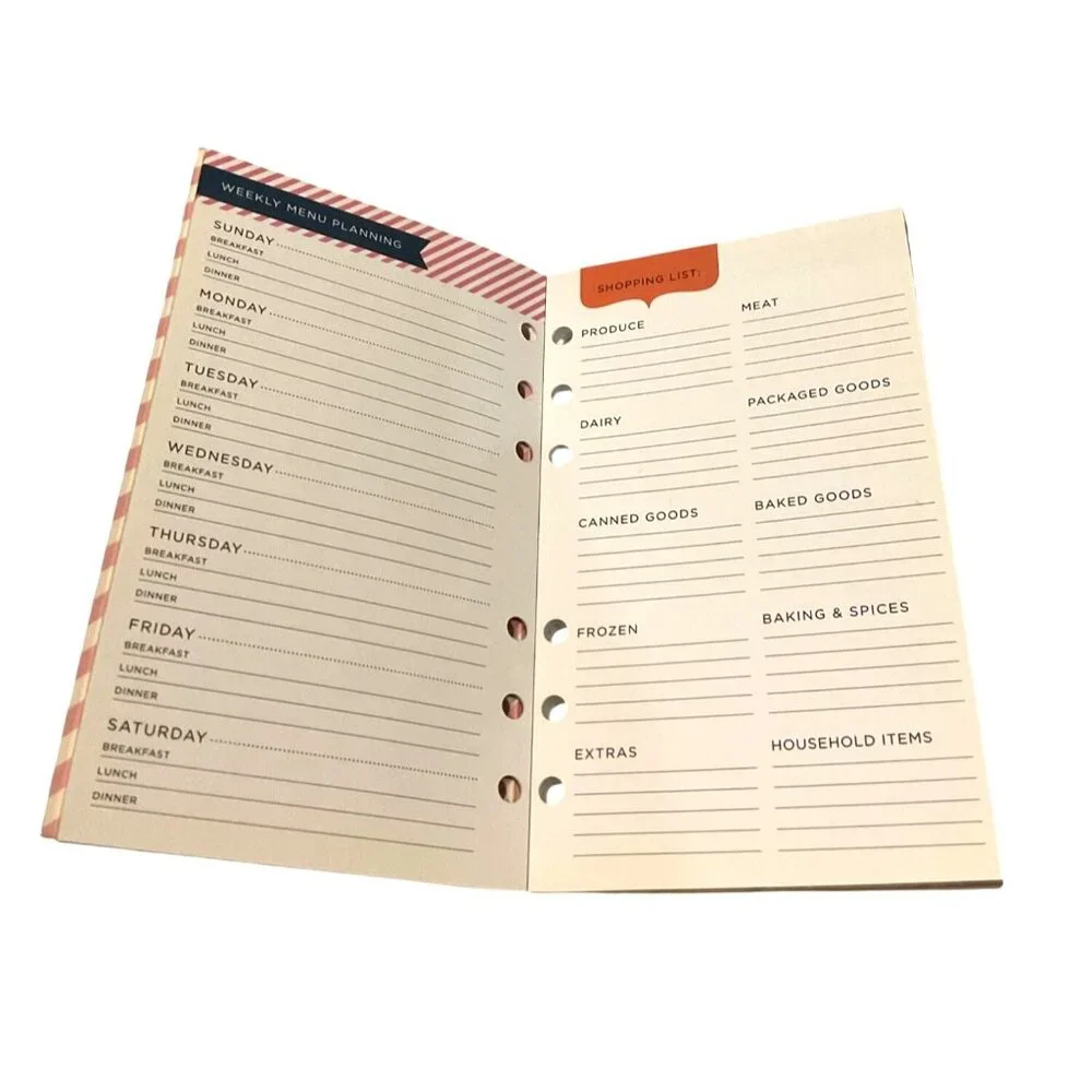 Recollections Creative Year Set of 3 Refill packs Journal Menu Planning  & More